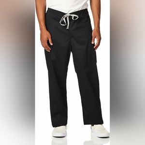 BOGO!! NWT Wonderwink unisex black drawstring cargo pant scrubs